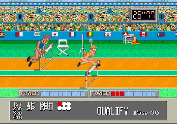 Hyper Sports Special (Japan) screen shot game playing